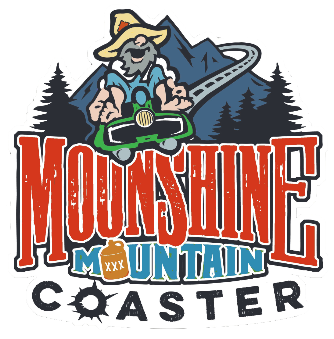 Moonshine Mountain Coaster | Gatlinburg, Tennessee logo